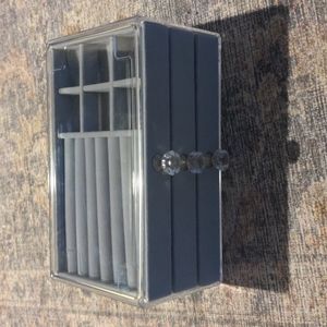 Brand new velvet jewelry box. Never used. 3 drawers